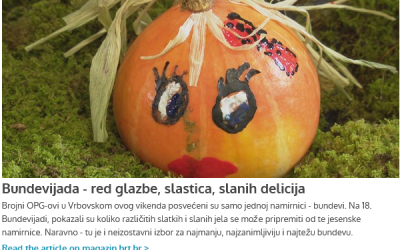 HRT Magazin – Bundevijada – red glazbe, slastica, slanih delicija, 09.10.2022. godine