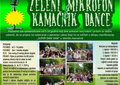 ZELENI MIKROFON & KAMAČNIK DANCE - SUPER DANI VANI 2024. GODINE