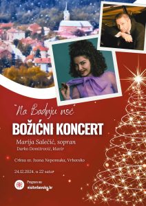 BOŽIČNI KONCERT - Na Badnju noć - PLAKAT