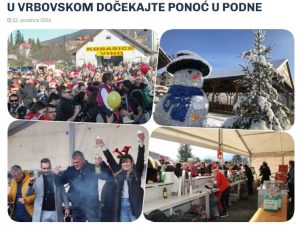 OGportal - U VRBOVSKOM DOČEKAJTE PONOĆ U PODNE, 22.12.2024. godine