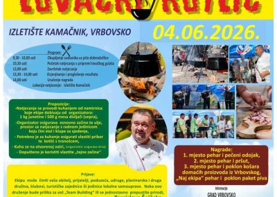 NATJECANJE U SPRAVLJANJU LOVAČKOG KOTLIĆA 2026. GODINA - PLAKAT