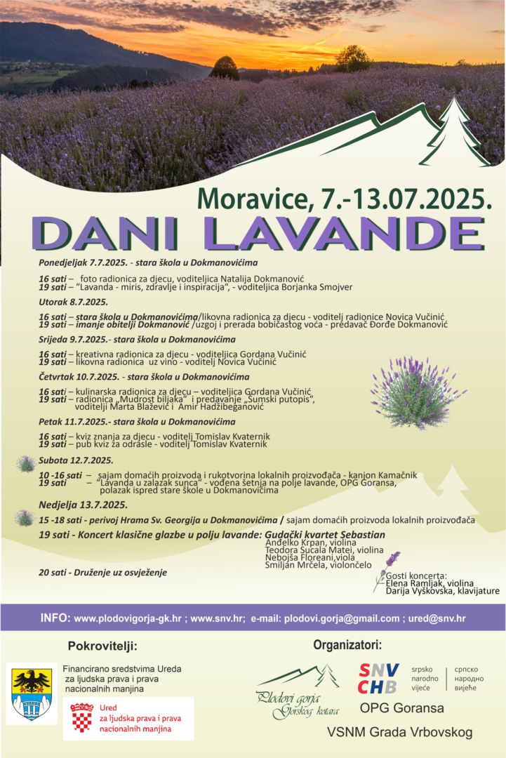 Dani lavande u Moravicama