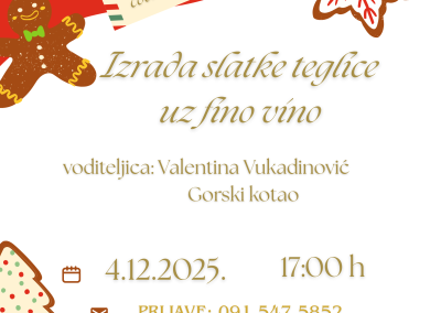 Christmas cookie mix – kulinarska radionica - plakat