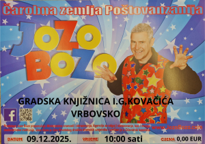 Predstava za djecu - Mađioničar Jozo Bozo – Čarobna zemlja Poštovanzanija - plakat