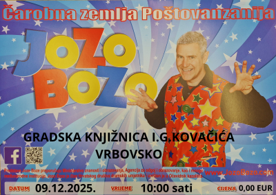 Predstava za djecu - Mađioničar Jozo Bozo – Čarobna zemlja Poštovanzanija - plakat