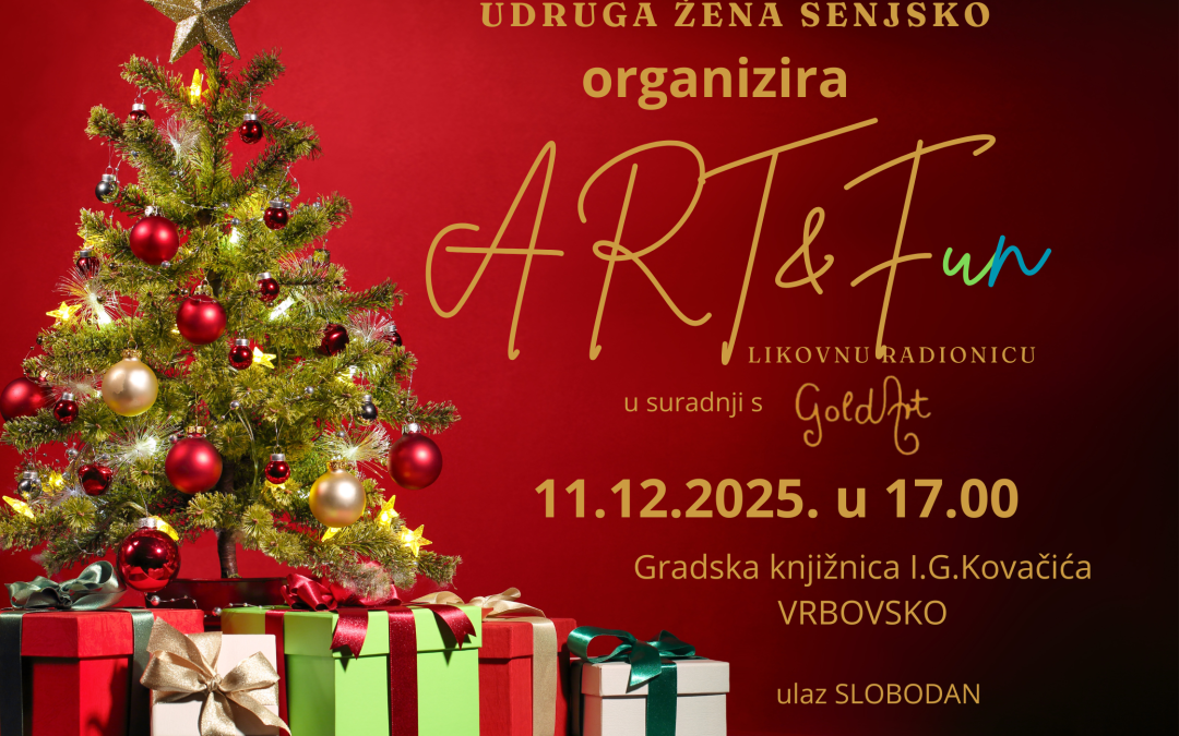 Radionica kreativnog slikanja uz glazbeni nastup Vesne Žagar – plakat