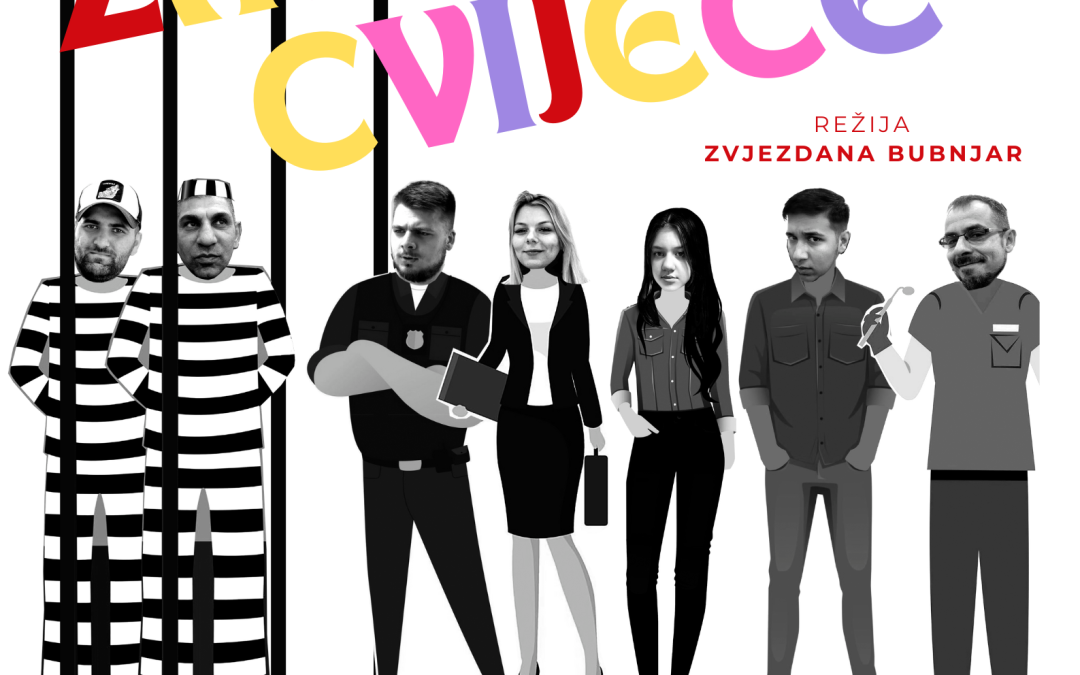 Zatvorsko cvijeće – humoristična kazališna predstava TeatraR – plakat