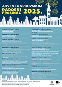 ADVENT U VRBOVSKOM 2025. GODINE - PLAKAT