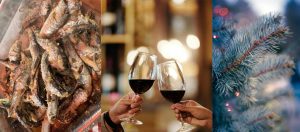 Badnjak uz pečene ribice i vino