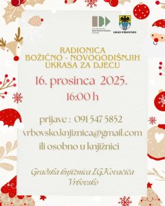 Radionica božićno-novogodišnjih ukrasa za djecu