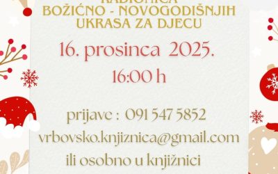 Radionica božićno-novogodišnjih ukrasa za djecu