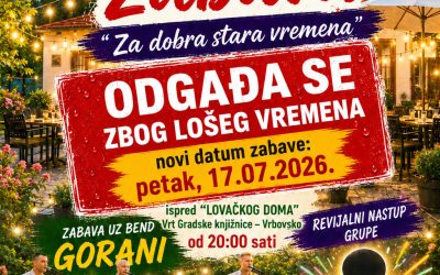 ODGOĐENO – VRTNA ZABAVA “ZA DOBRA STARA VREMENA”