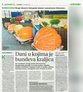Goranski Novi list - BUNDEVIJADA Drugi vikend u listopadu donosi »narančasto Vrbovsko«, 05.10.2026.